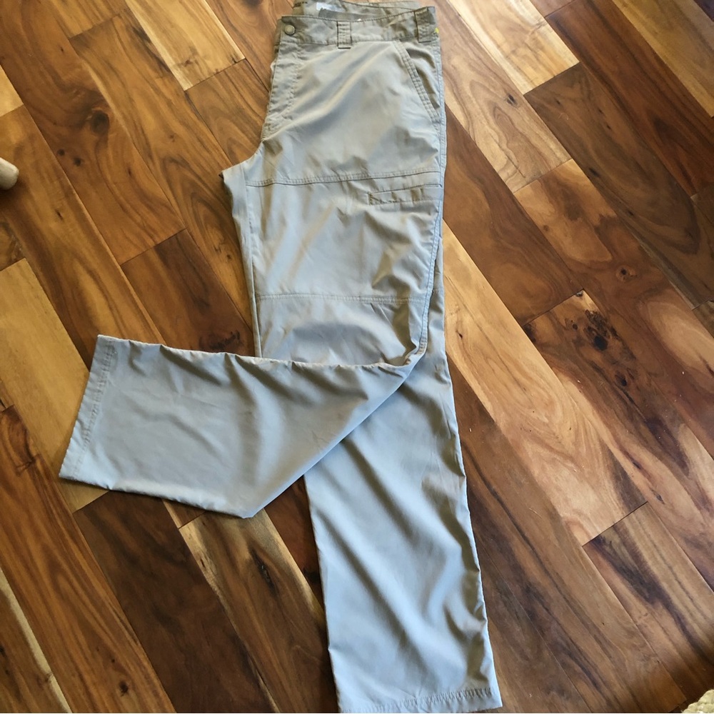 Columbia Omni Shade Sun Protection Pants Regular Fit Tan Khaki 40” Waist 34” L